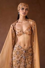 Safa Cape and Skirt Set