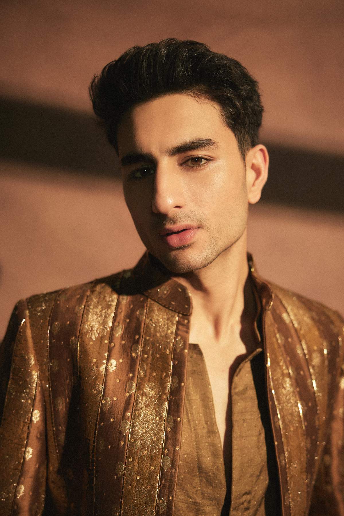 Ibrahim in Zarvika Brocade Bundi Set