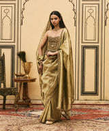 Pallavi Jadaau Corset Saree Set