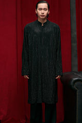 Black Glitz Kurta Set