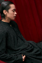 Black Glitz Kurta Set