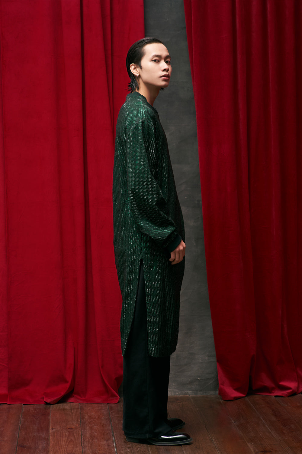 Jade Gem Long Sweatshirt Set