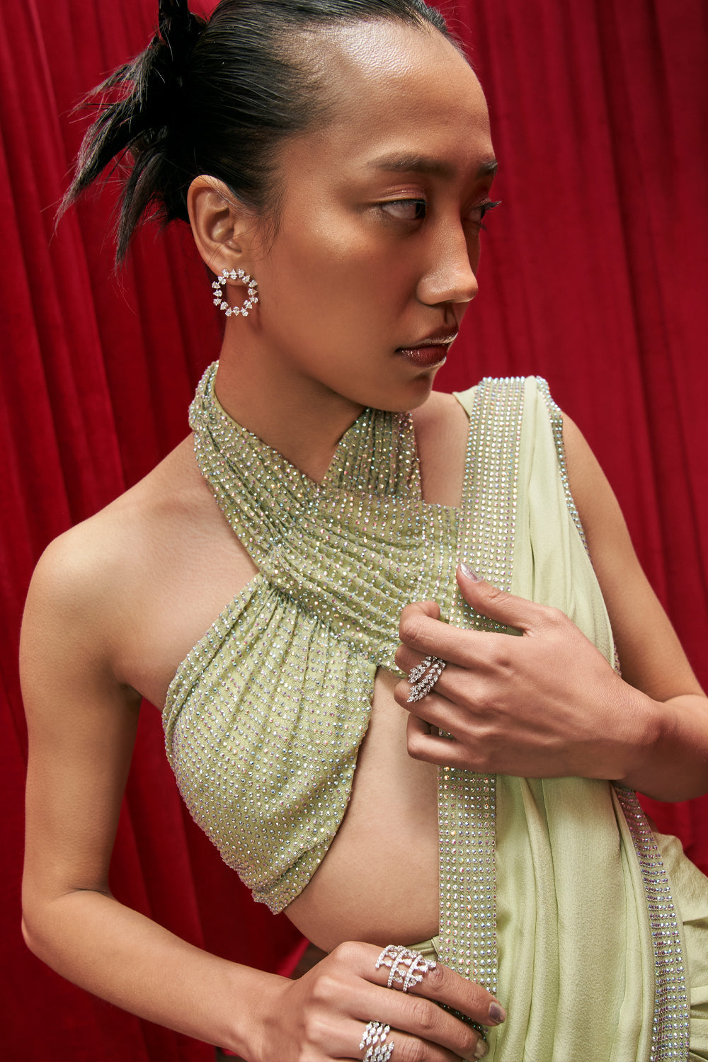 Cabaret Saree Set