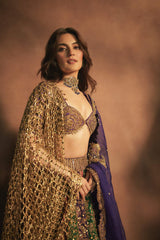 Pratibha in Rang Mahal Jamewar Lehenga Set Set-B