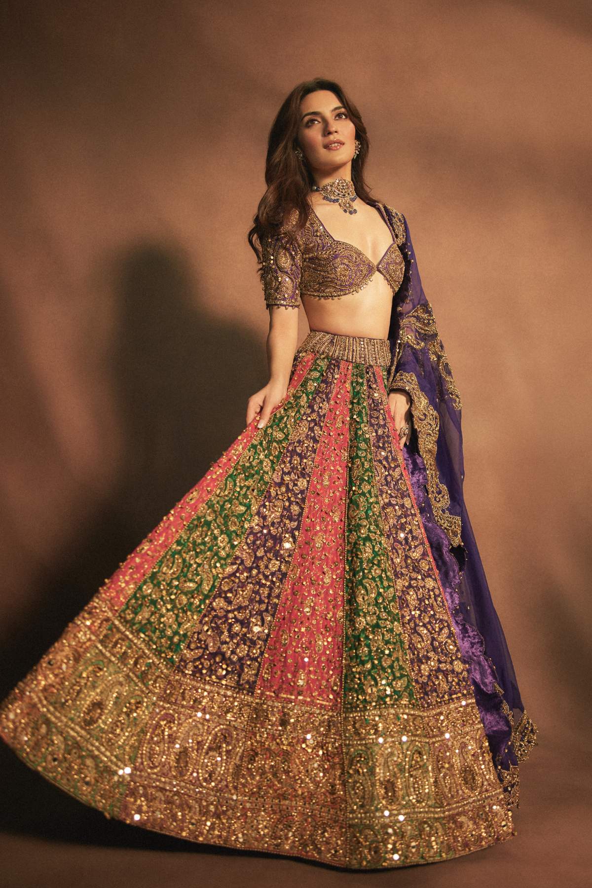 Pratibha in Rang Mahal Jamewar Lehenga Set Set-B