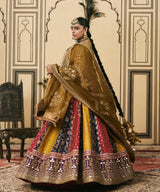 Rangotsav Brocade Phulkari Lehenga Set