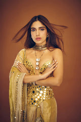 Bhumi Pednekar in Kanakjyoti Saree Set