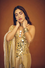 Bhumi Pednekar in Kanakjyoti Saree Set