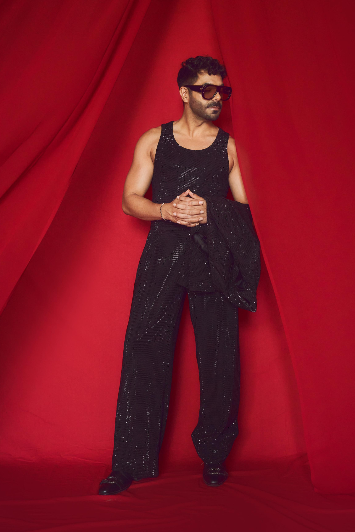 Aparshakti Khurana in Viper Bomber Set