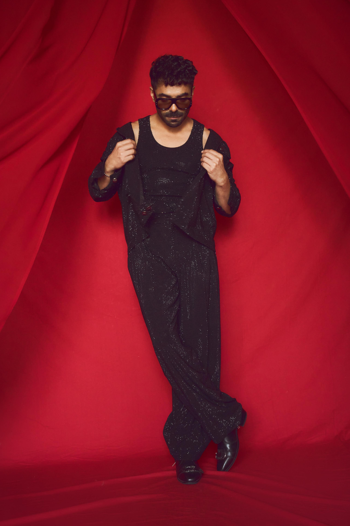 Aparshakti Khurana in Viper Bomber Set
