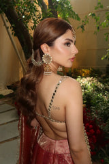 Muskan in Gulbahar Mirror Sharara Set