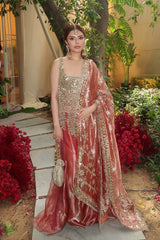 Muskan in Gulbahar Mirror Sharara Set