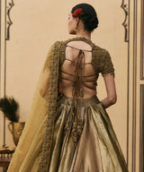 Rangoli Tissue Brocade Lehenga