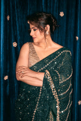 Kajol in Vanamala Saree Set