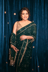 Kajol in Vanamala Saree Set