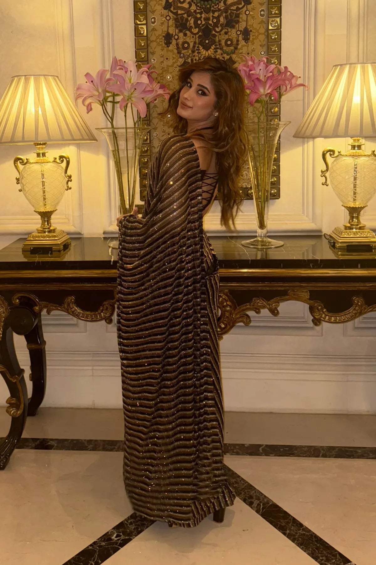 Rasha Thadani in Colette Saree Set