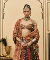 Chitrangi Brocade Phulkari Lehenga Set