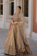 Anshula in Swarnali Bridal Lehenga Set