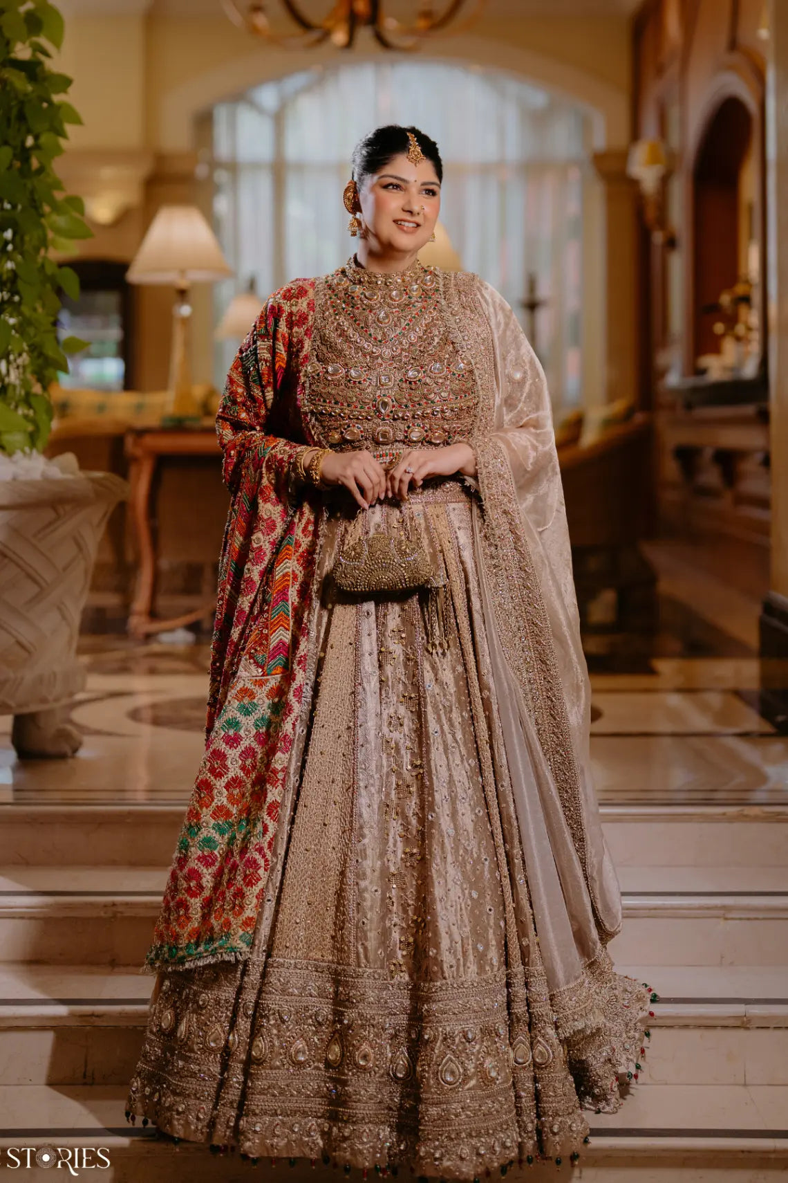 Anshula in Swarnali Bridal Lehenga Set