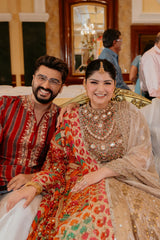 Anshula in Swarnali Bridal Lehenga Set