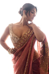 Samyukta in Mayur Shilp Saree
