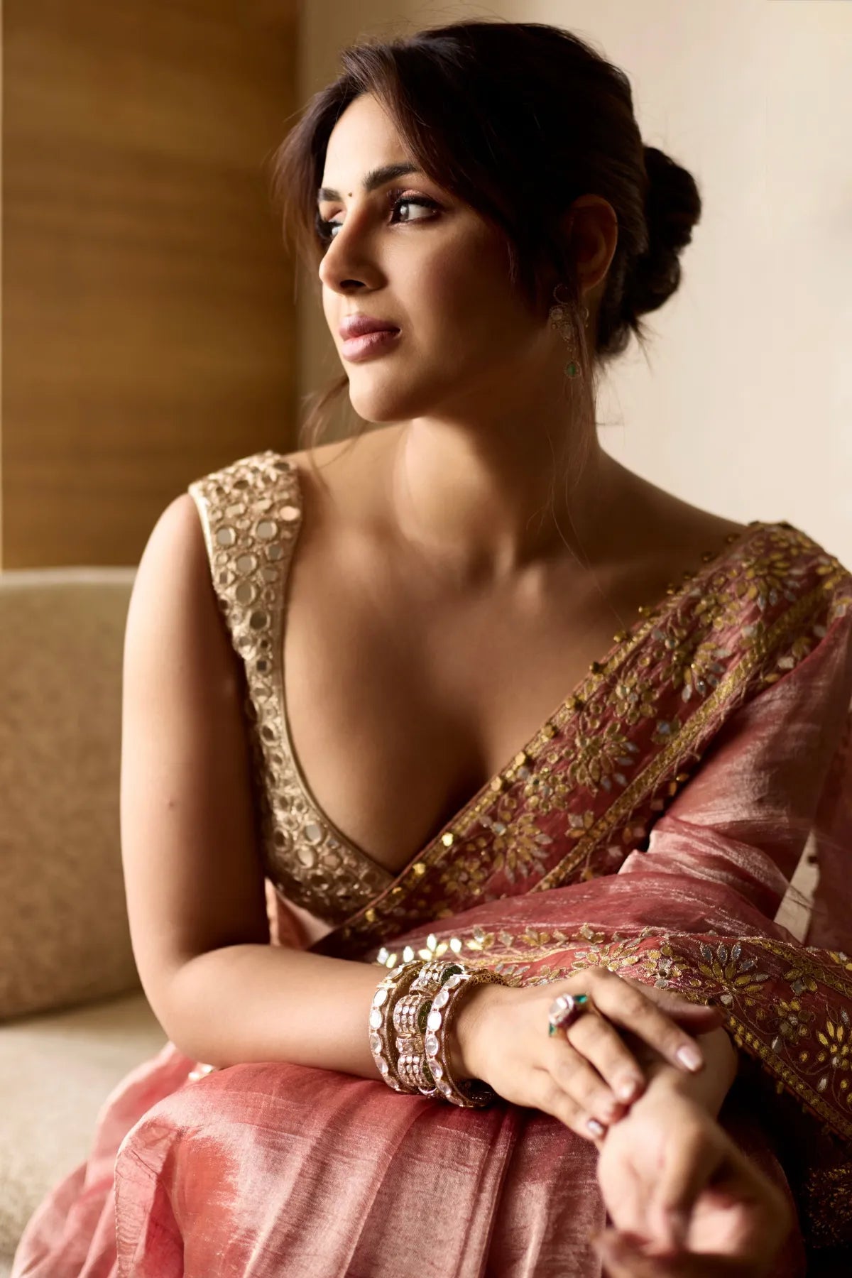 Samyukta in Mayur Shilp Saree