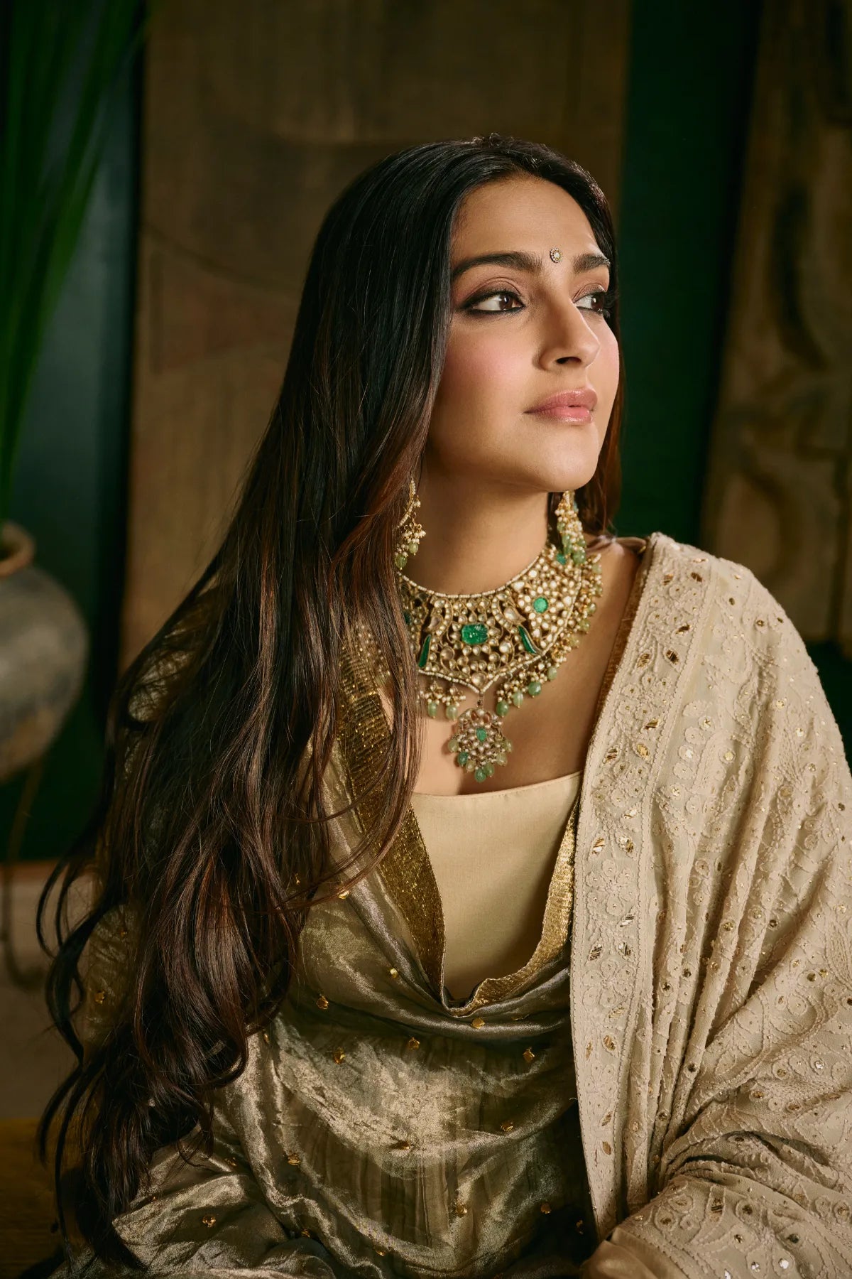 Sonam Kapoor in Swarnima Anarkali Set