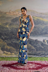 Neelratna Patchwork Gown