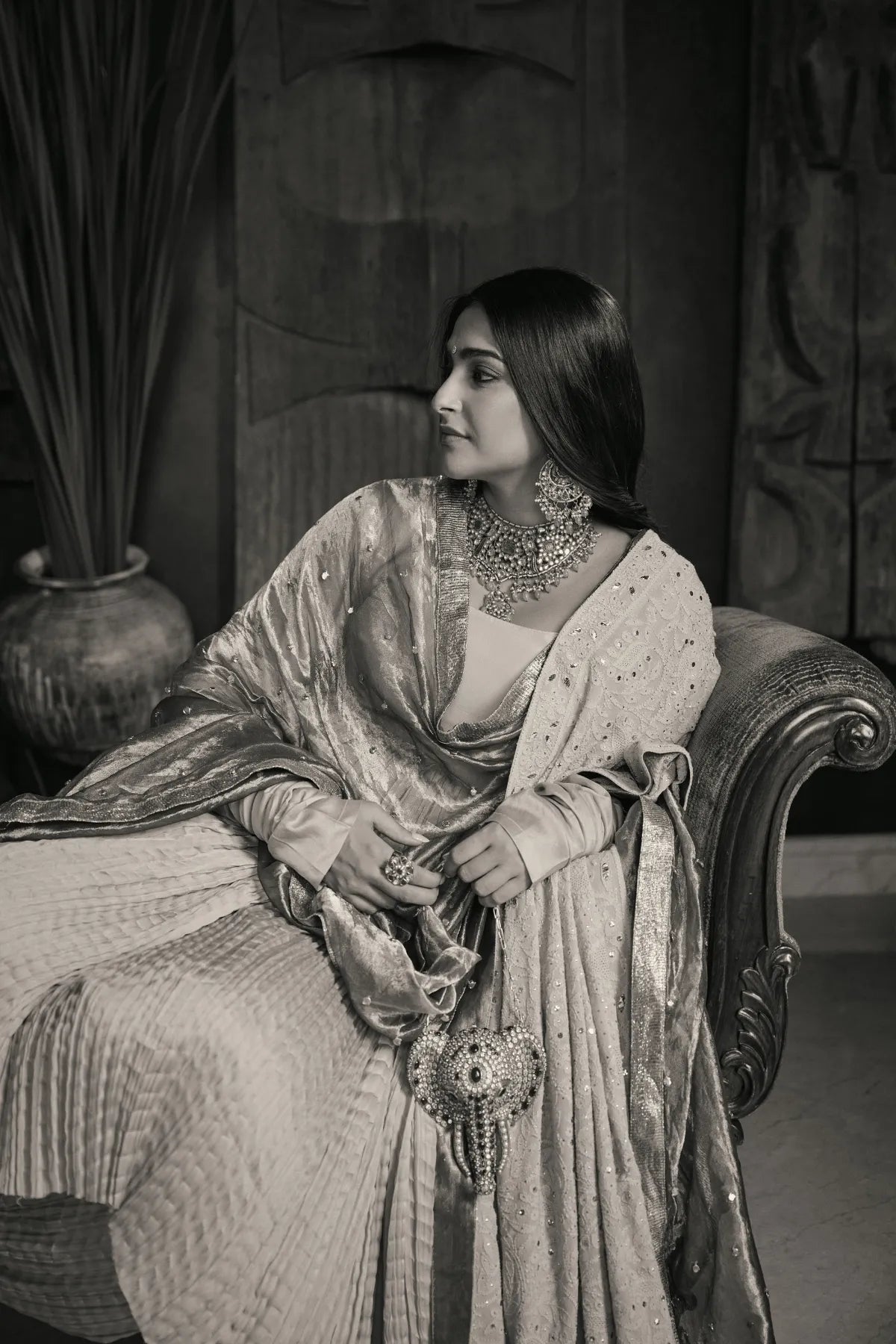 Sonam Kapoor in Swarnima Anarkali Set