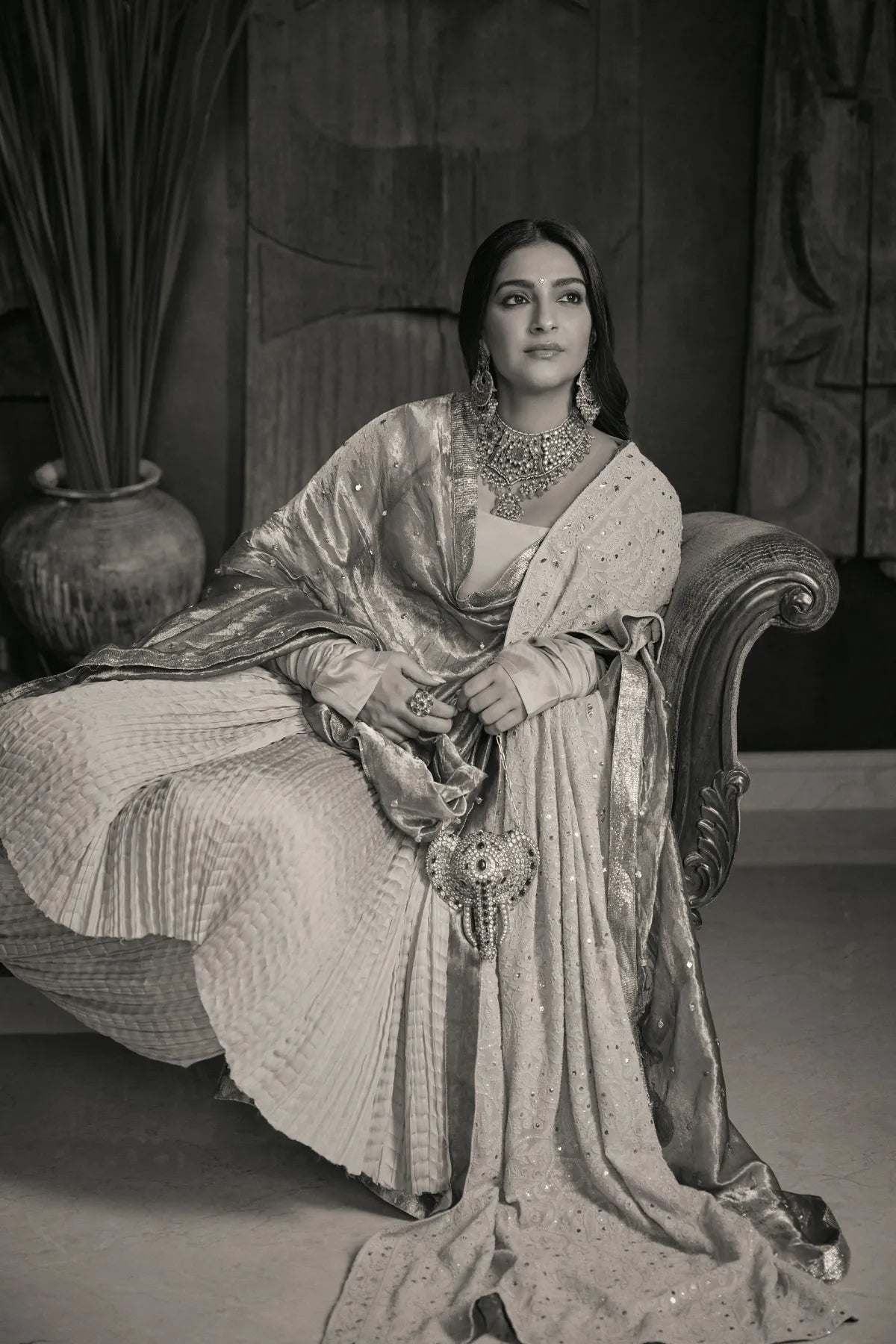 Sonam Kapoor in Swarnima Anarkali Set