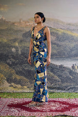 Neelratna Patchwork Gown