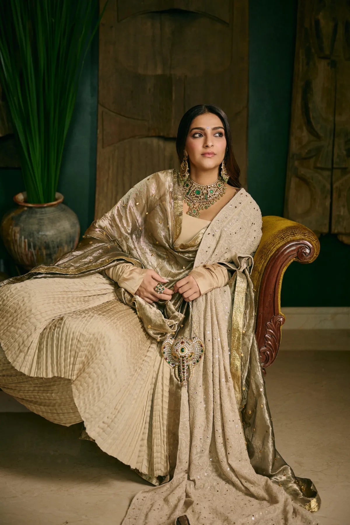 Sonam Kapoor in Swarnima Anarkali Set