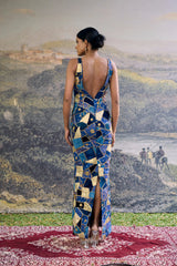 Neelratna Patchwork Gown