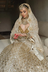 Komal pandey in Shahi Saaz Lehenga Set