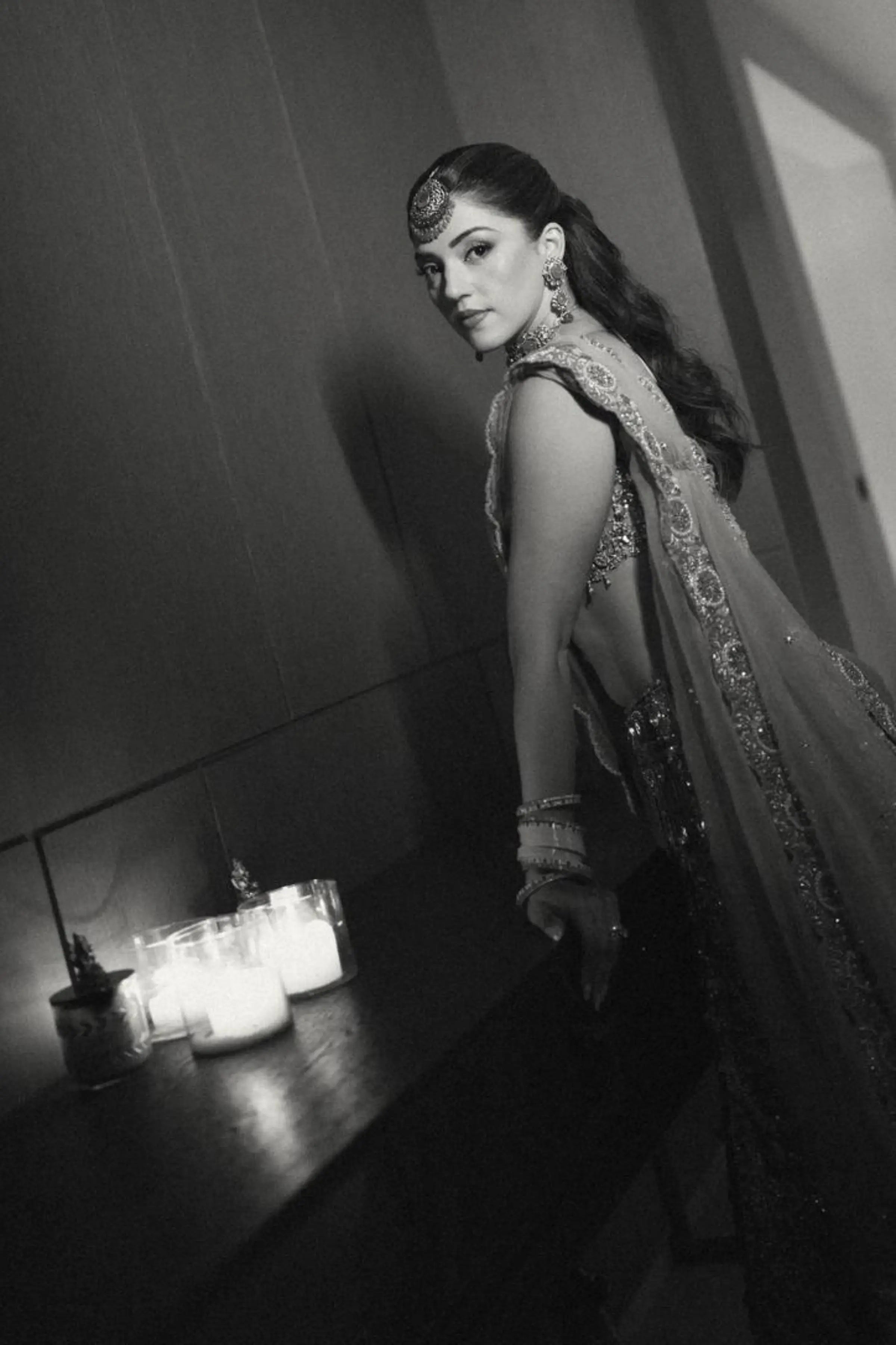 Mehreen in Mrigakshi Lehenga Set