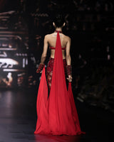 Scarlet  Nile Embellished Crystal Skirt Top