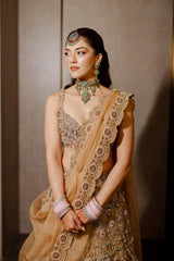 Mehreen in Mrigakshi Lehenga Set