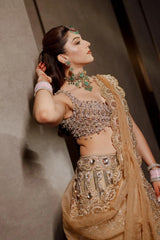 Mehreen in Mrigakshi Lehenga Set