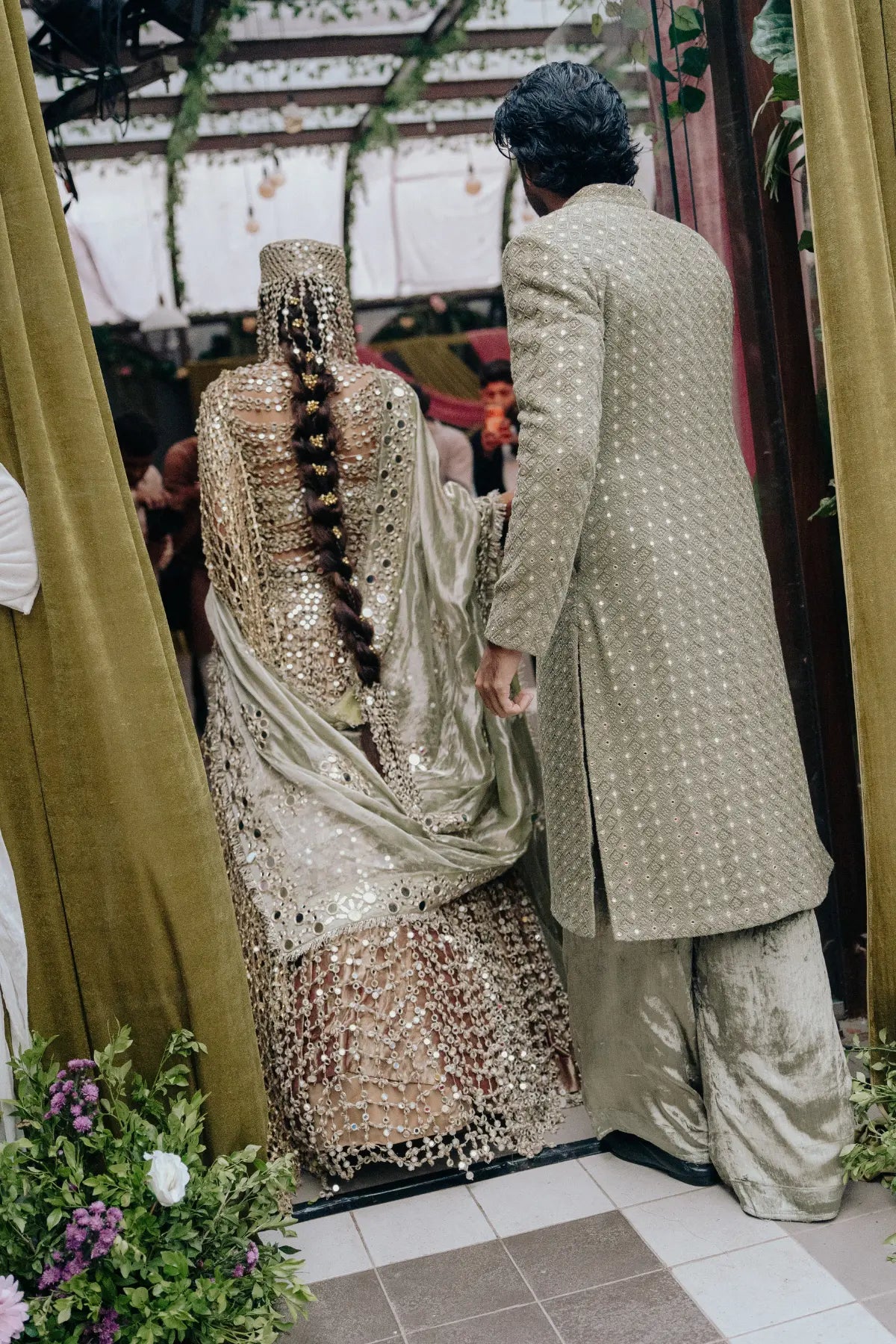 Arissa in Tarakini Lehenga Set