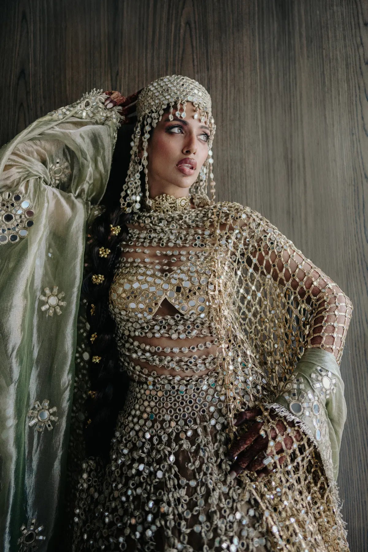 Arissa in Tarakini Lehenga Set