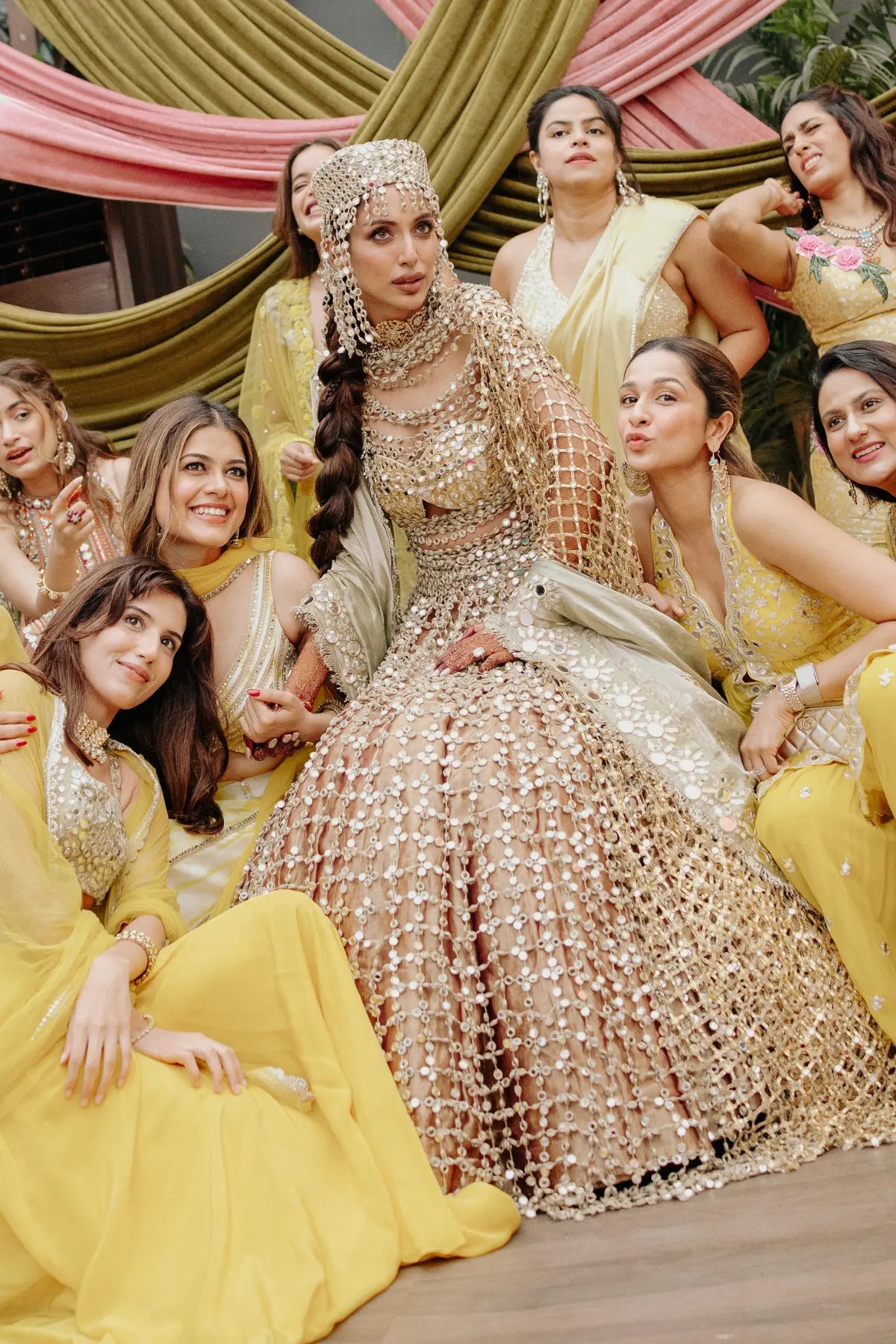 Arissa in Tarakini Lehenga Set