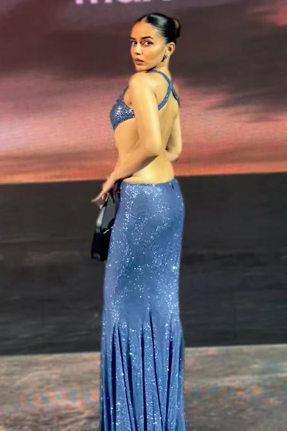 Komal Pandey in Pacific Glow Gown