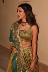 Jayati Modi in Reshmi Angoori Lehenga Set