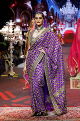 Banafsha Ombr? Saree Set