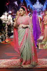 Gulnaar Ombre Saree Set