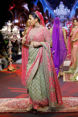 Gulnaar Ombre Saree Set