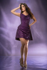 Rasha Thadani in Orchid Mist Purple Dress