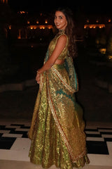 Jayati Modi in Reshmi Angoori Lehenga Set