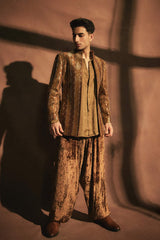 Ibrahim in Zarvika Brocade Bundi Set