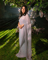Lilac Lumina Drape Set